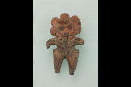 重要文化財　みみずく土偶
縄文時代(後期)・前2000～前1000年　埼玉県さいたま市 真福寺貝塚出土　東京国立博物館蔵6月23日～12月25日、本館1室にて展示