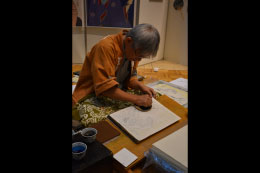 日本博in日本橋　版画刷り制作