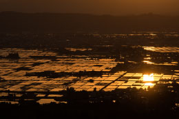 恋人坂の夕焼け